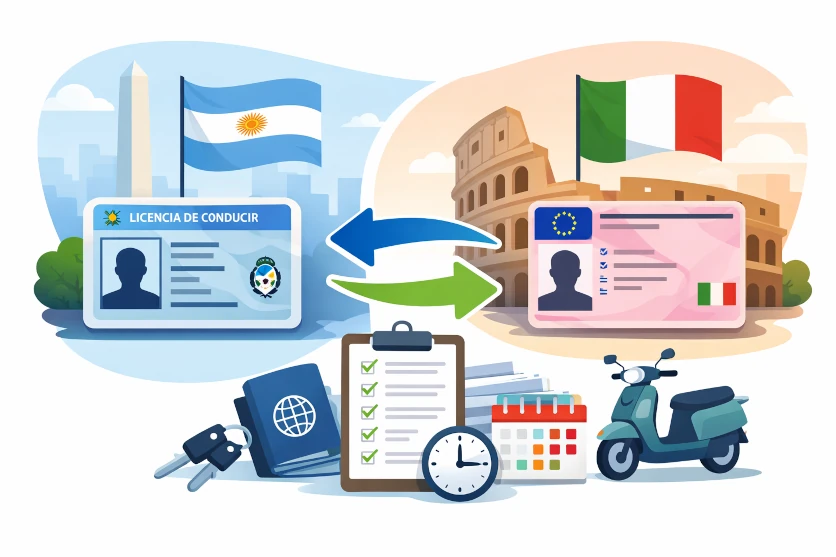 Conversione patente argentina in italiana: come funziona e cosa fare subito